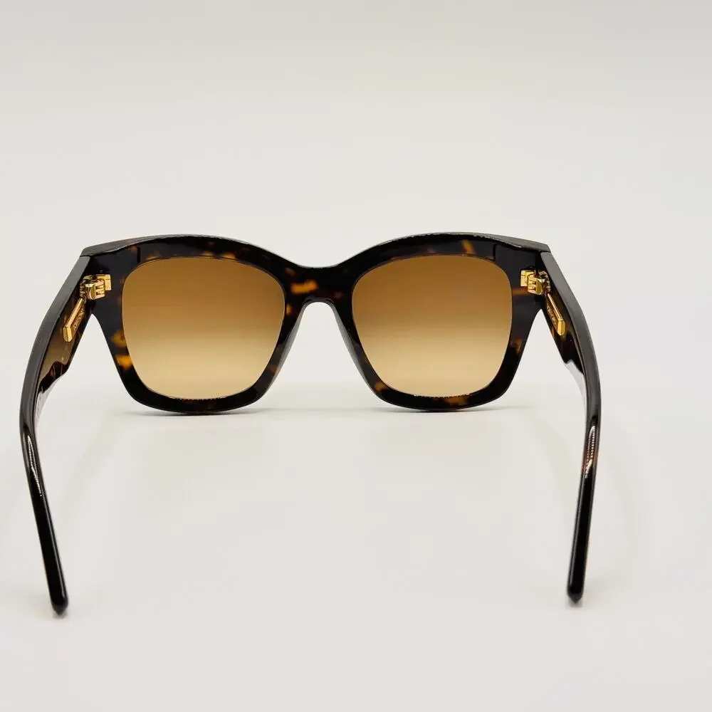Tom Ford Sunglasses FT1329 52F Havana Butterfly Brown Gradient 53-20-140mm Italy